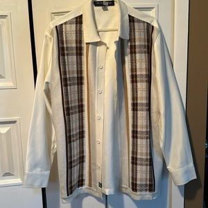 Michael Irvin Long Sleeve Button Dress Shirt
